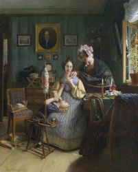 De afgeluisterde spinster